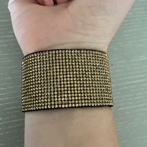 Express Gold bling clip cuff